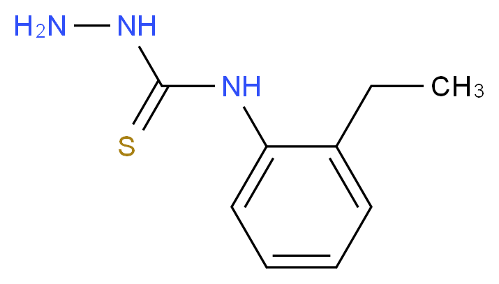 4-(2-Ethylphenyl)-3-thiosemicarbazide_分子结构_CAS_16667-04-2)