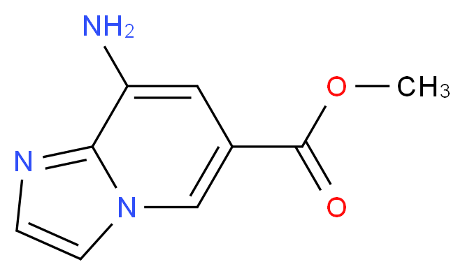 Methyl 8-aminoimidazo[1,2-a]pyridine-6-carboxylate_分子结构_CAS_1160994-94-4)