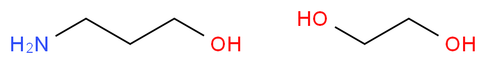 3-aminopropan-1-ol; ethane-1,2-diol_分子结构_CAS_34901-14-9