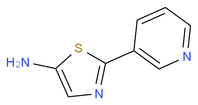 2-(pyridin-3-yl)-1,3-thiazol-5-amine_分子结构_CAS_1159821-51-8