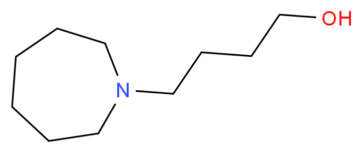 4-(azepan-1-yl)butan-1-ol_分子结构_CAS_114960-98-4