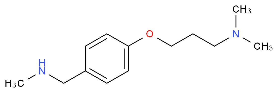 4-[3-(Dimethylamino)propoxy]-N-methylbenzylamine_分子结构_CAS_910037-04-6)