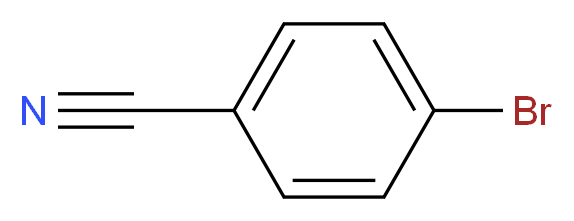 4-Bromobenzonitrile_分子结构_CAS_623-00-7)