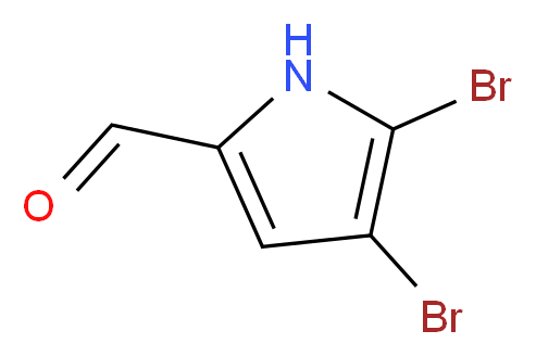 4,5-DIBROMO-1H-PYRROLE-2-CARBOXALDEHYDE_分子结构_CAS_932-82-1)