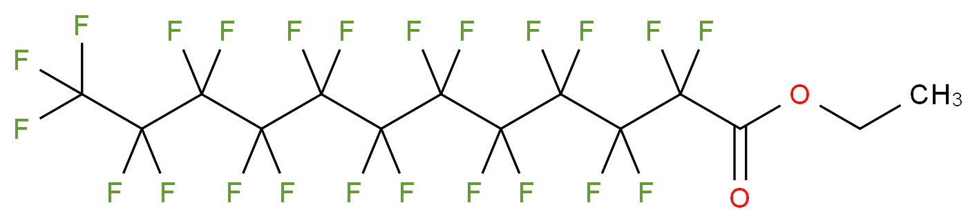 Ethyl perfluoro-n-dodecanoate_分子结构_CAS_158607-41-1)