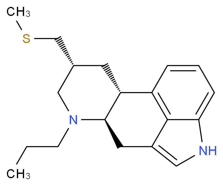 (2R,4R,7R)-4-[(methylsulfanyl)methyl]-6-propyl-6,11-diazatetracyclo[7.6.1.0^{2,7}.0^{12,16}]hexadeca-1(16),9,12,14-tetraene_分子结构_CAS_66104-22-1