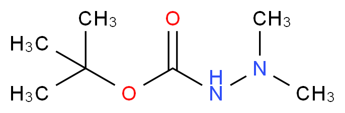 N',N'-dimethyl(tert-butoxy)carbohydrazide_分子结构_CAS_160513-29-1