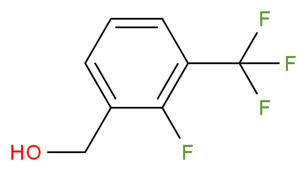 [2-fluoro-3-(trifluoromethyl)phenyl]methanol_分子结构_CAS_207981-45-1