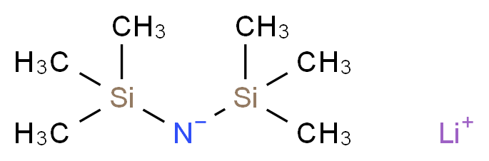 双(三甲基硅基)氨基锂, 0.9-1.1M 正己烷溶液, 氩气下可重封的ChemSeal&trade;瓶包装_分子结构_CAS_4039-32-1)