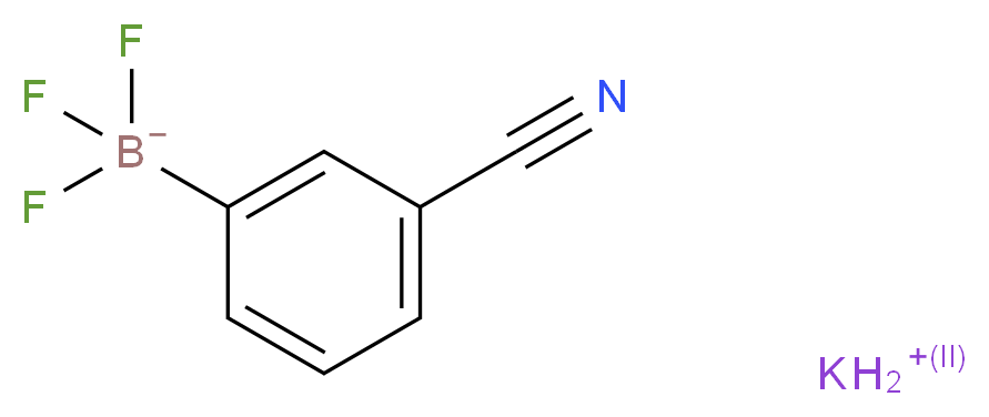 3-氰基三氟硼酸钾_分子结构_CAS_850623-46-0)