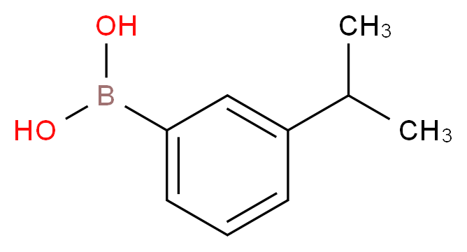 3-异丙基苯硼酸_分子结构_CAS_216019-28-2)