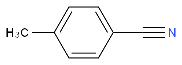 p-Tolunitrile_分子结构_CAS_104-85-8)