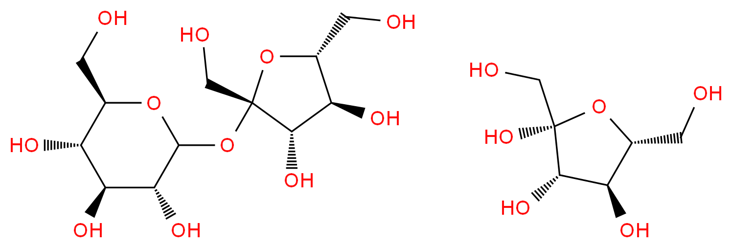 菊粉 来源于苣荬菜_分子结构_CAS_9005-80-5)