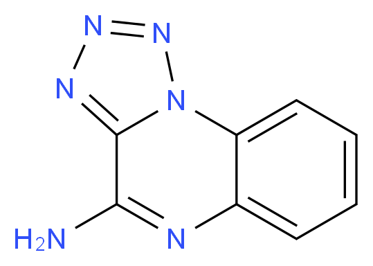 1,2,3,5,9b-Pentaaza-cyclopenta[a]naphthalen-4-ylamine_分子结构_CAS_61148-29-6)