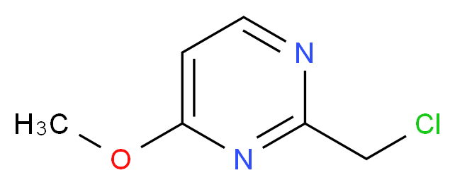 2-(chloromethyl)-4-methoxypyrimidine_分子结构_CAS_87273-20-9