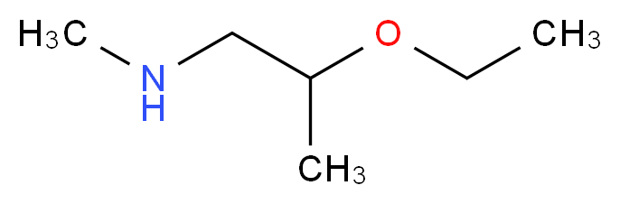 (2-ethoxypropyl)(methyl)amine_分子结构_CAS_883538-59-8