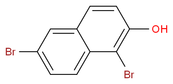 1,6-dibromonaphthalen-2-ol_分子结构_CAS_16239-18-2