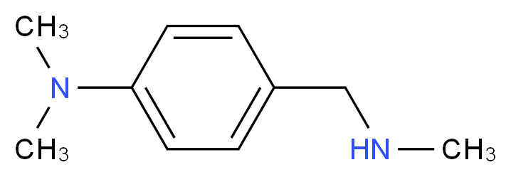 N,N-dimethyl-4-[(methylamino)methyl]aniline_分子结构_CAS_83671-43-6