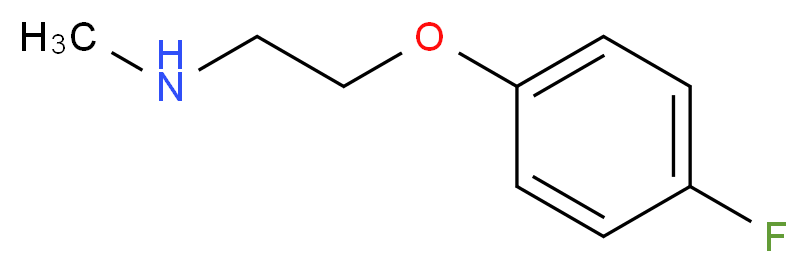 2-(4-Fluorophenoxy)-N-methyl-1-ethanamine_分子结构_CAS_)