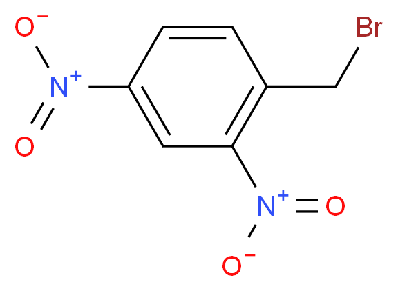 1-(bromomethyl)-2,4-dinitrobenzene_分子结构_CAS_3013-38-5