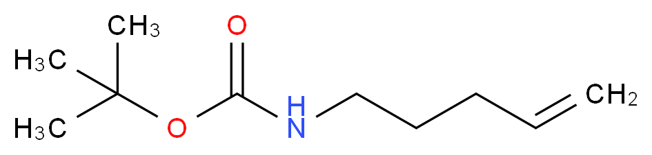 tert-butyl pent-4-en-1-ylcarbamate_分子结构_CAS_202925-92-6)