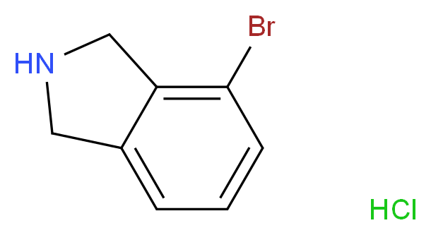 4-Bromoisoindoline hydrochloride_分子结构_CAS_923590-95-8)