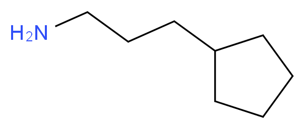 (3-cyclopentylpropyl)amine_分子结构_CAS_6053-58-3)