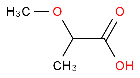 2-Methoxypropanoic acid_分子结构_CAS_4324-37-2)