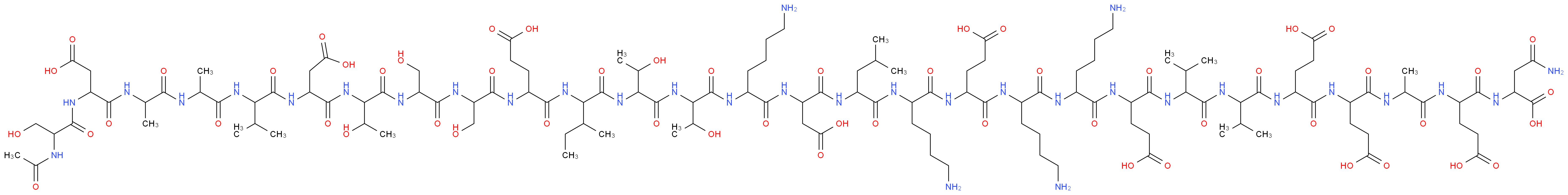 THYMOSIN-&alpha;<sub>1</sub>_分子结构_CAS_62304-98-7)