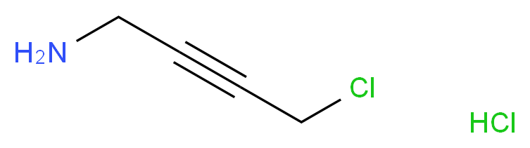 1-Amino-4-chlorobut-2-yne hydrochloride_分子结构_CAS_77369-59-6)