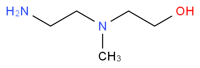 2-[(2-aminoethyl)(methyl)amino]ethanol_分子结构_CAS_5753-50-4)