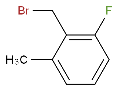 2-Fluoro-6-methylbenzyl bromide_分子结构_CAS_886502-18-7)