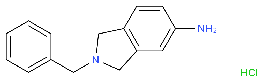 2-Benzylisoindolin-5-amine  hydrochloride_分子结构_CAS_1187830-69-8)