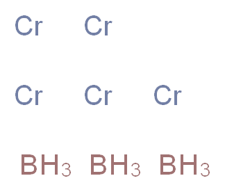 triborane pentachromium_分子结构_CAS_12007-38-4