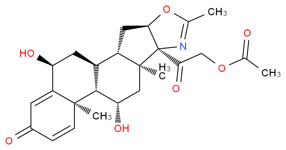 6α-Hydroxy Deflazacort_分子结构_CAS_1262053-48-4)