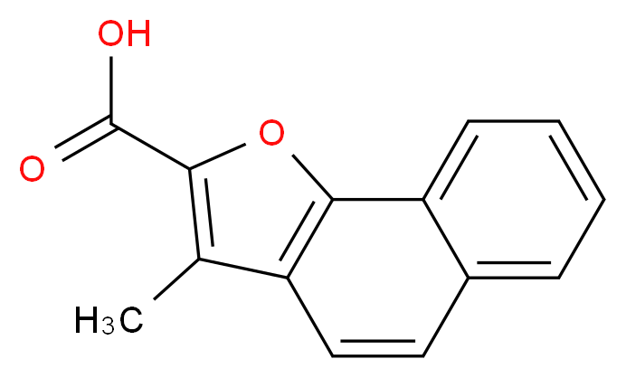 3-methylnaphtho[1,2-b]furan-2-carboxylic acid_分子结构_CAS_32730-10-2