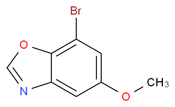 7-Bromo-5-methoxy-1,3-benzoxazole_分子结构_CAS_)