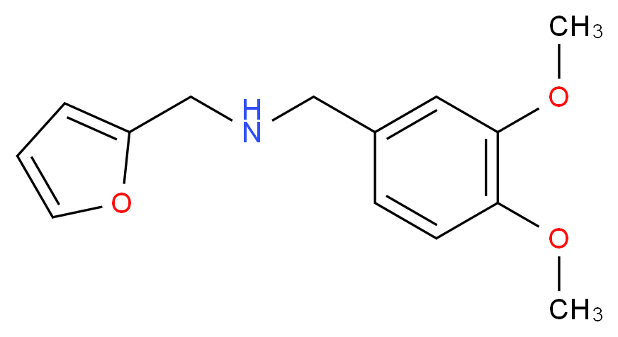 N-(3,4-dimethoxybenzyl)-1-(furan-2-yl)methanamine_分子结构_CAS_)