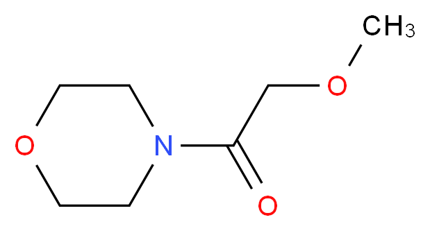 2-METHOXY-1-(MORPHOLIN-4-YL)ETHAN-1-ONE_分子结构_CAS_647024-69-9)