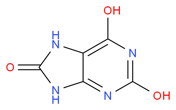 尿酸_分子结构_CAS_69-93-2)