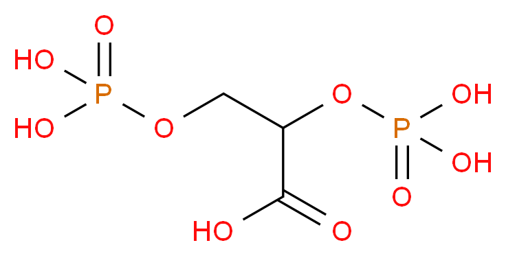 2,3-bis(phosphonooxy)propanoic acid_分子结构_CAS_138-81-8