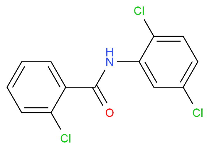2-Chloro-N-(2,5-dichlorophenyl)benzamide_分子结构_CAS_7461-30-5)