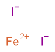 iron(2+) ion diiodide_分子结构_CAS_7783-86-0