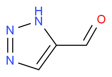 1H-1,2,3-triazole-5-carbaldehyde_分子结构_CAS_16681-68-8)