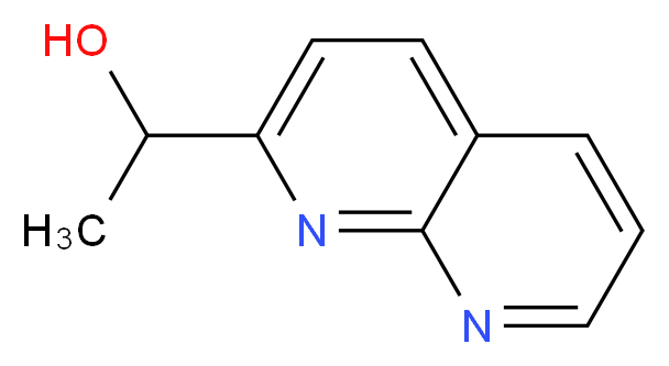 1-(1,8-naphthyridin-2-yl)ethan-1-ol_分子结构_CAS_886362-87-4