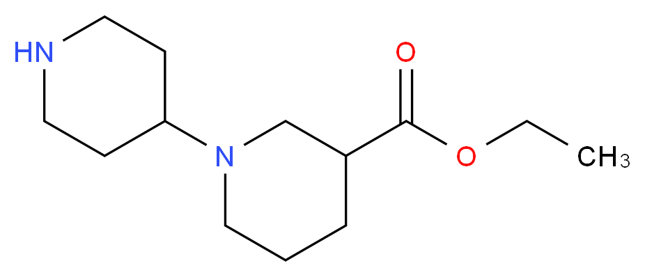 ethyl 1,4'-bipiperidine-3-carboxylate_分子结构_CAS_344779-08-4)