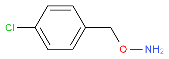 O-[(4-chlorophenyl)methyl]hydroxylamine_分子结构_CAS_5555-51-1