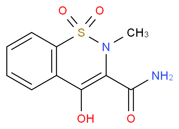 Despyridyl Piroxicam (Piroxicam Impurity C)_分子结构_CAS_24683-25-8)