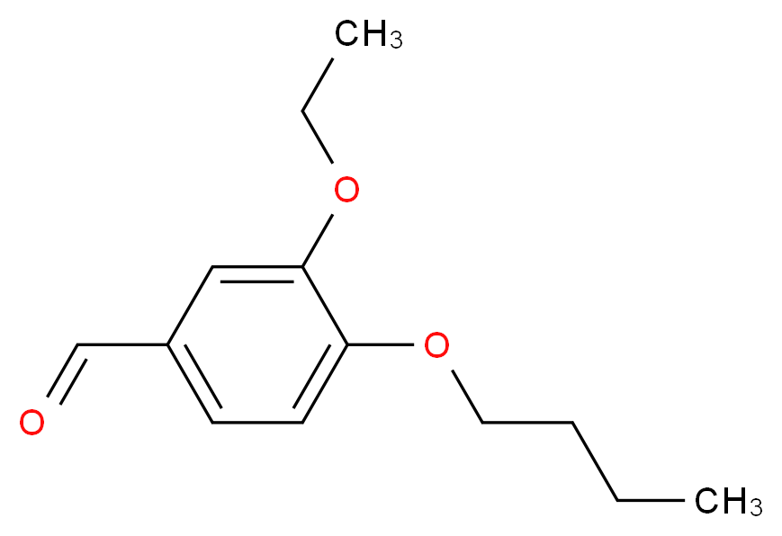 4-Butoxy-3-ethoxy-benzaldehyde_分子结构_CAS_93567-90-9)