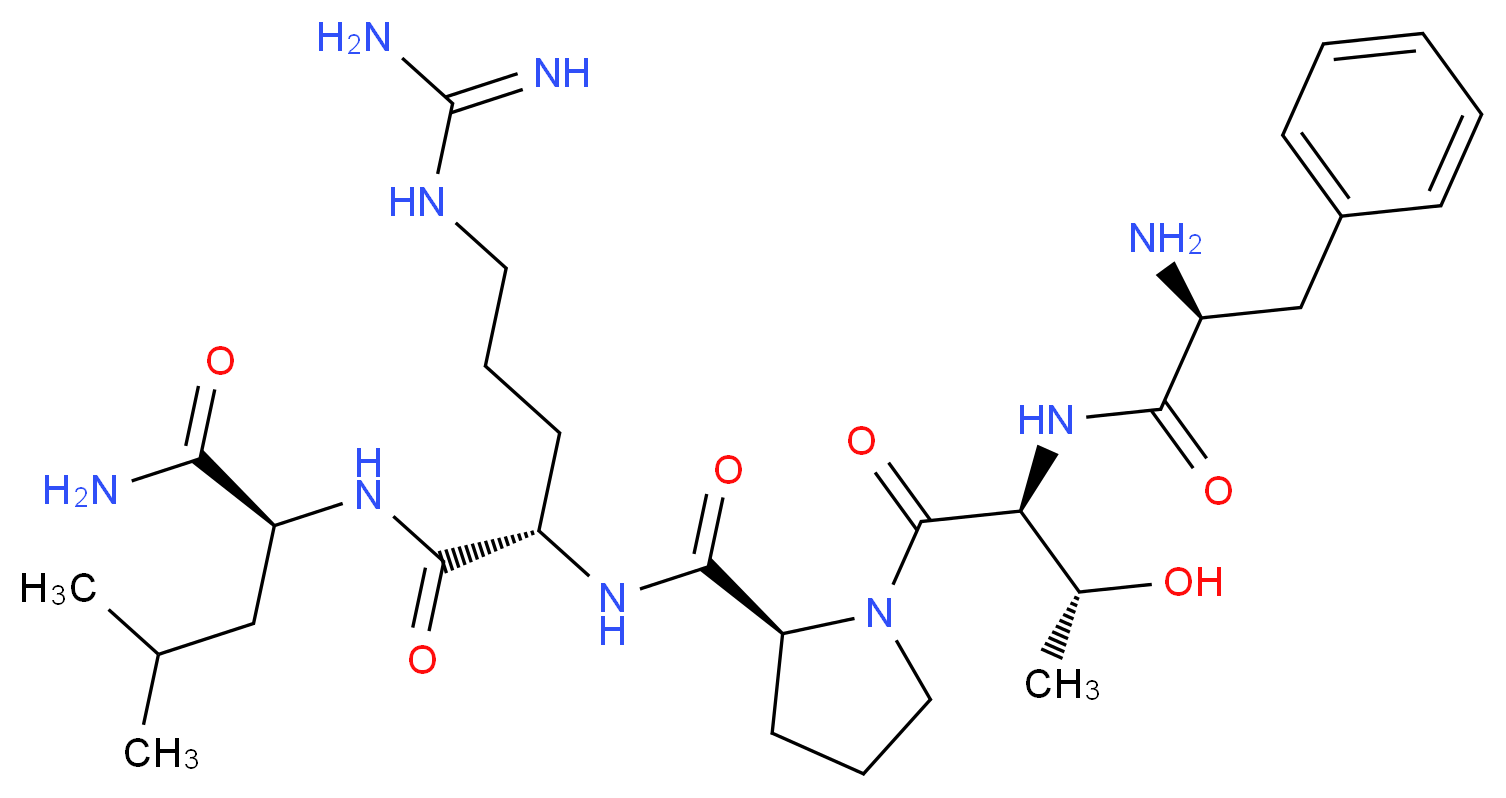 Leucopyrokinin fragment 4-8_分子结构_CAS_104191-78-8)